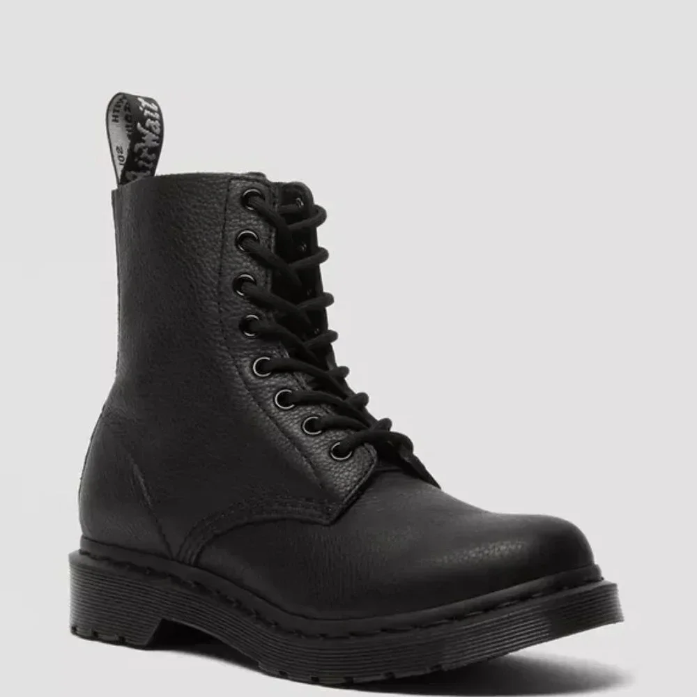 Dr. Martens 1460 Pascal Mono Lace Up Boots Black Size 3